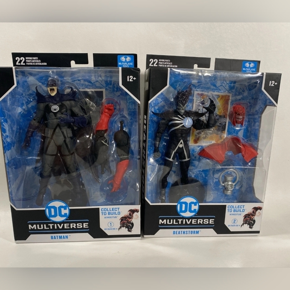 DC Multiverse lot Deathstorm And Batman Collect To Build McFarlane Toys